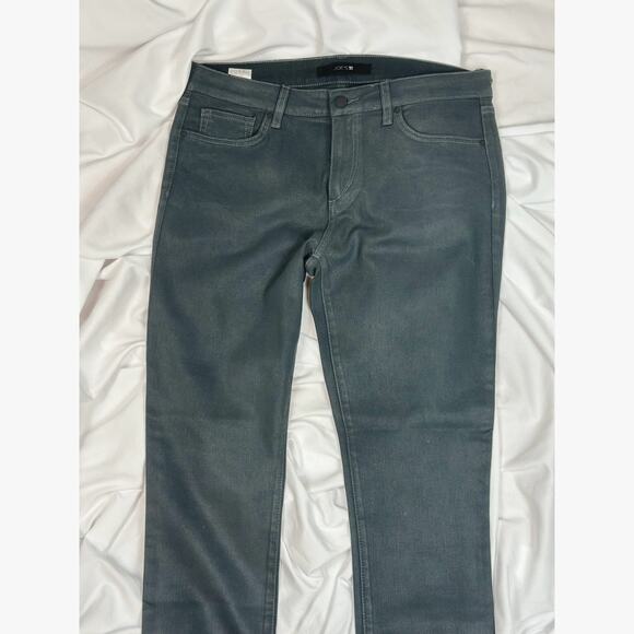Joes Jeans Straight Leg Finished Cuffs Logo Back Pocket Black 31 - Picture 7 of 14